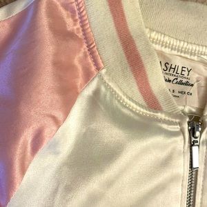 Baby Pink/White Varsity Jacket